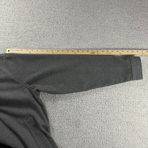 Abercrombie & Fitch Wool Blend Button Jacket Heather Gray Men's Size LT - Picture 6 of 7